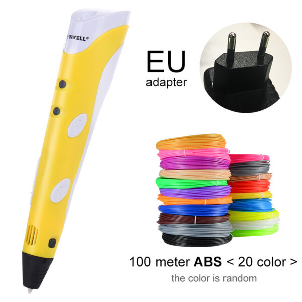 3D Pen Model 3 D Printer Drawing Magic Printing Pens With 100M Plastic ABS Filament School Supplies For Kid Birthday Gifts - Image 21