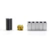 15pc/set 1.75mm Teflon Throat Tube+0.4mm Extruder Nozzle Print Heads+Heater Blocks Hotend For MK8 Makerbot ANET A8 3D Printer - Image 2