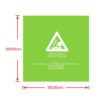 Green Heated Bed Square Frosted Hot Bed Surface Sticker PLA ABS HIPS PETG TPE Filament 3D Printer Parts Size 300*300*0.5mm (green) - Image 6