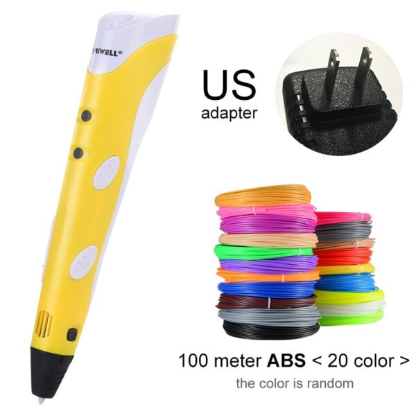 3D Pen Model 3 D Printer Drawing Magic Printing Pens With 100M Plastic ABS Filament School Supplies For Kid Birthday Gifts - Image 22