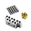 15pc/set 1.75mm Teflon Throat Tube+0.4mm Extruder Nozzle Print Heads+Heater Blocks Hotend For MK8 Makerbot ANET A8 3D Printer - Image 6