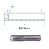 15pc/set 1.75mm Teflon Throat Tube+0.4mm Extruder Nozzle Print Heads+Heater Blocks Hotend For MK8 Makerbot ANET A8 3D Printer - Image 6