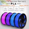 NEW PLA 1.75mm Filament 1KG Printing Materials Colorful For 3D Printer Extruder Pen Rainbow Plastic Accessories - Image 2