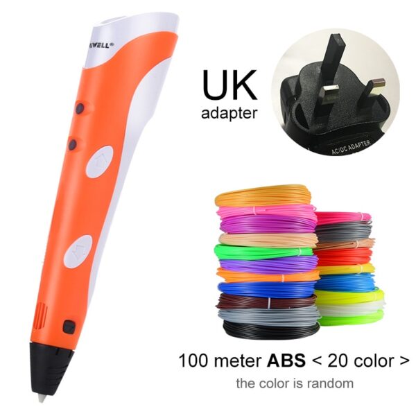 3D Pen Model 3 D Printer Drawing Magic Printing Pens With 100M Plastic ABS Filament School Supplies For Kid Birthday Gifts - Image 13