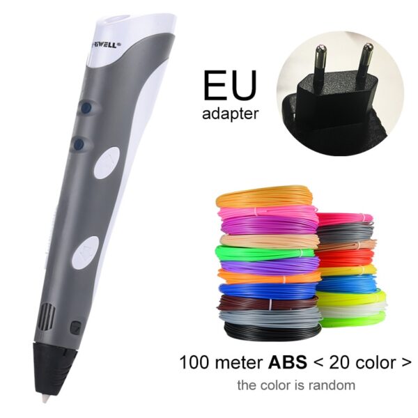 3D Pen Model 3 D Printer Drawing Magic Printing Pens With 100M Plastic ABS Filament School Supplies For Kid Birthday Gifts - Image 19