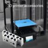 15pc/set 1.75mm Teflon Throat Tube+0.4mm Extruder Nozzle Print Heads+Heater Blocks Hotend For MK8 Makerbot ANET A8 3D Printer - Image 3