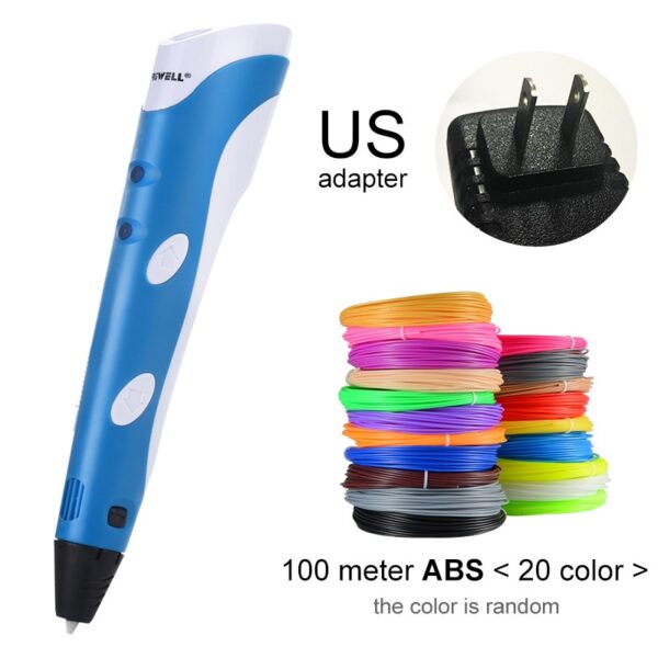 3D Pen Model 3 D Printer Drawing Magic Printing Pens With 100M Plastic ABS Filament School Supplies For Kid Birthday Gifts - Image 18