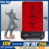 Tianfour x-cube light curing UV resin SLA /LCD/DLP 3D printer 2k with high precision for jewelry dentistry precision parts