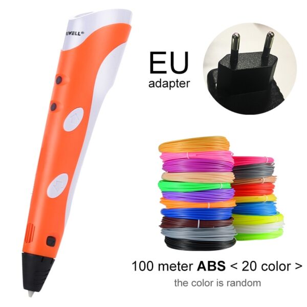 3D Pen Model 3 D Printer Drawing Magic Printing Pens With 100M Plastic ABS Filament School Supplies For Kid Birthday Gifts - Image 17