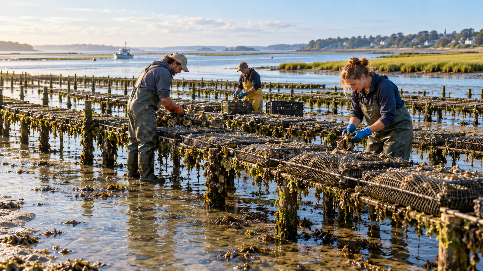 oyster farming